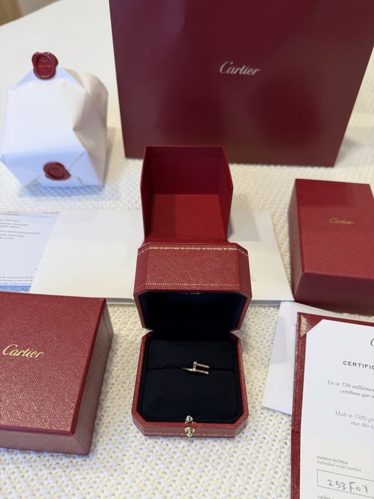 Cartier JUSTE UN CLOU каблучка rose gold 54 розмір