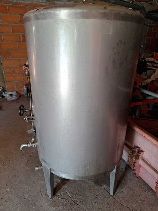 Cuba de inox 1000L