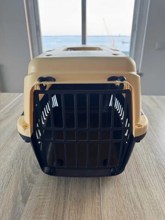 Caixa de transporte para gato ou cão (46 x 31 x 32 cm)