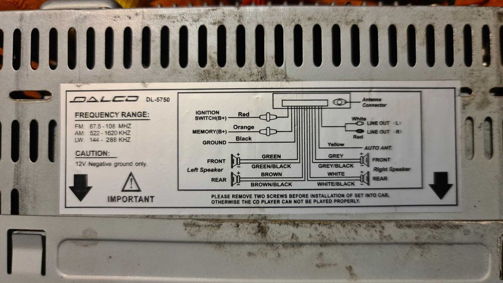 Radio samochodowe DALCO DL-5750