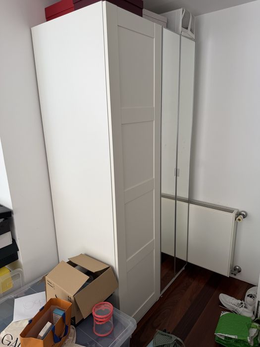 Roupeiro IKEA PAX 150x60x236 com espelhos e gavetas