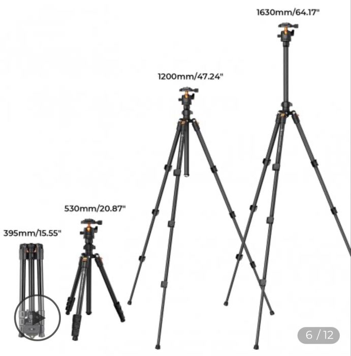 Tripé K&F Comcept BH-28L