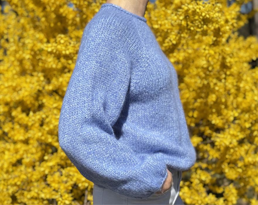Sweter bawełna alpaka