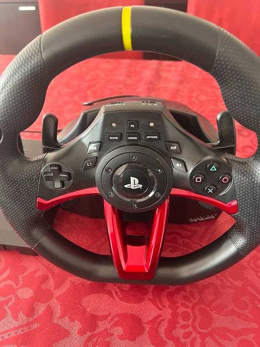 Volante + Pedais HORI Racing Wheel Apex (Wireless - PS4 - Preto)