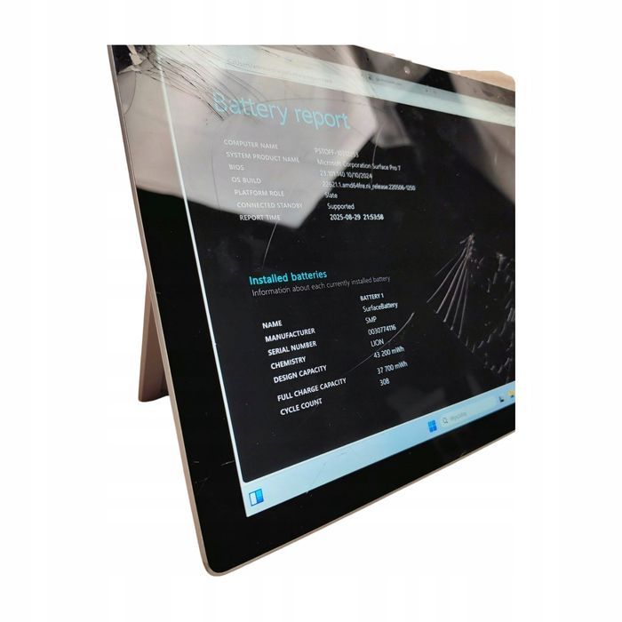 Microsoft Surface Pro 7 (1866) i5-1035G4 8GB 256SSD 12,3" 2K W11