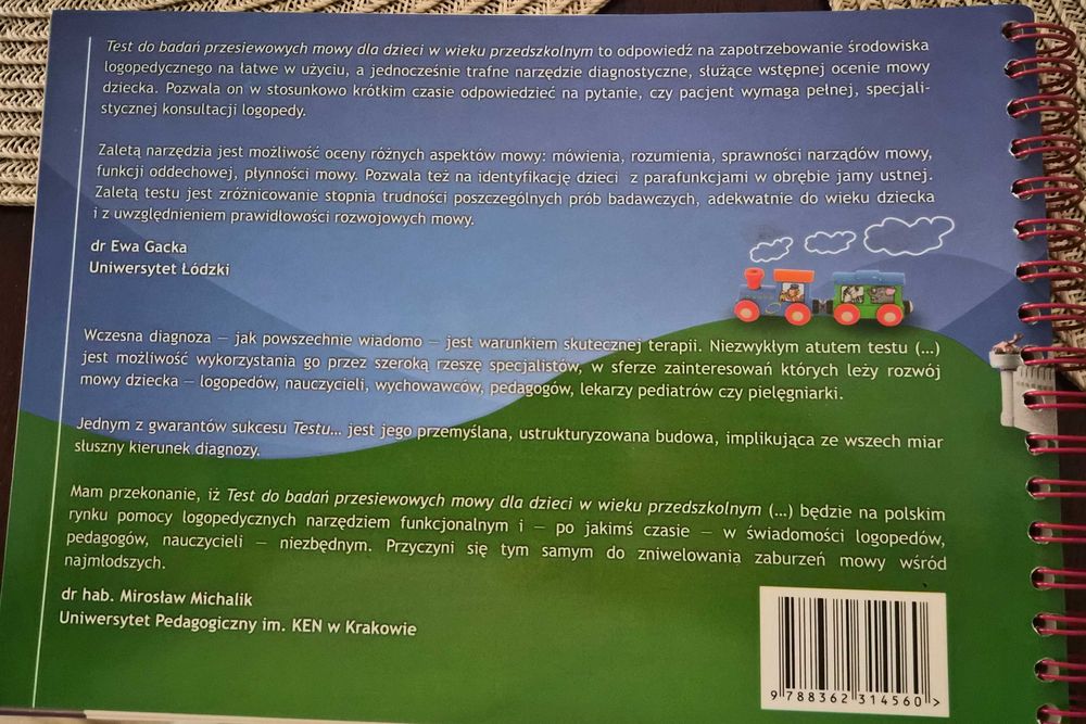 Test do badań przesiewowych. Logopedia