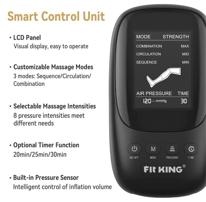 Novas Botas de Massagem Fit King: Recuperação e Performance!"**