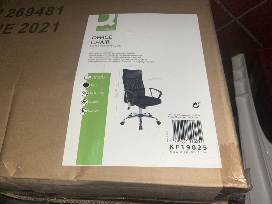 Cadeira de escritorio ergonomica