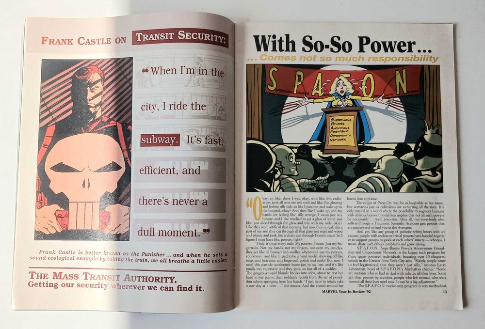 Marvel Year in Review 1992 Vol. 1 #4 | Vintage Marvel Comic
