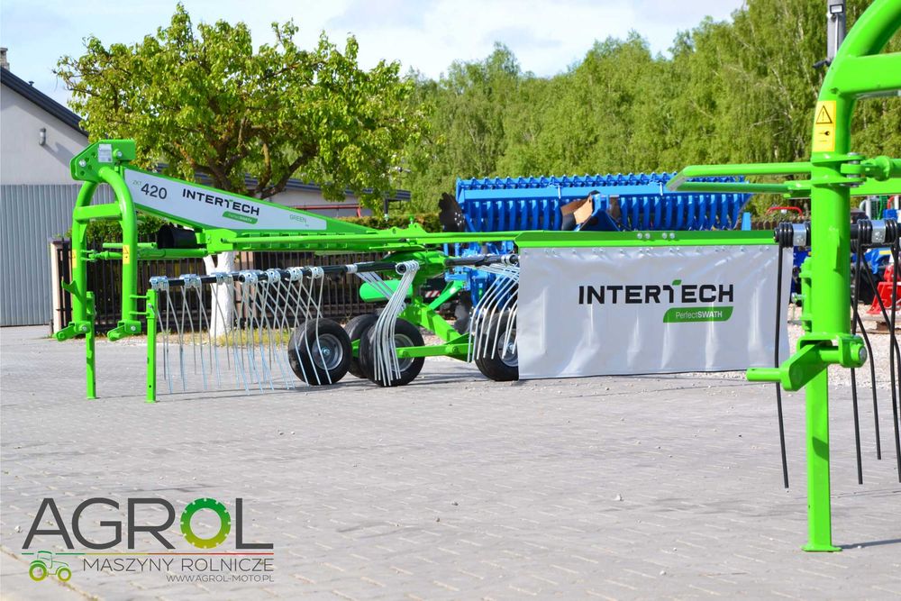 Zgrabiarka jedno karuzelowa INTER-TECH ZKT-3.5m tandem 4.2m SIP 8m