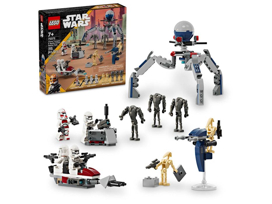 LEGO 75372 Star Wars - Zestaw bitewny z żołnierzem armii klonów i Dr B