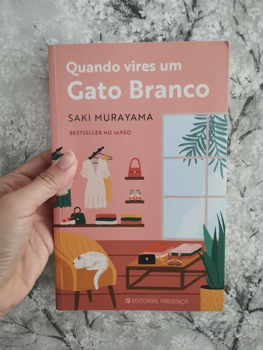 Livro Quando vires um Gato Branco de Saki Murayama