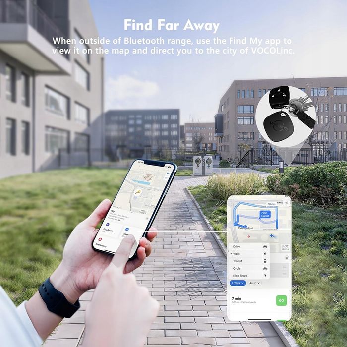 vocolinc 1x lokalizator przedmiotów portfela kluczy smart air tracker
