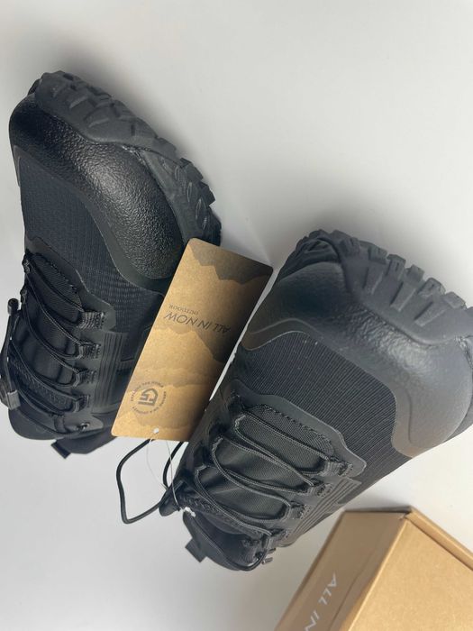 Buty trekkingowe ALL IN NOW – total black | outdoor vibe | r. 40 [977]