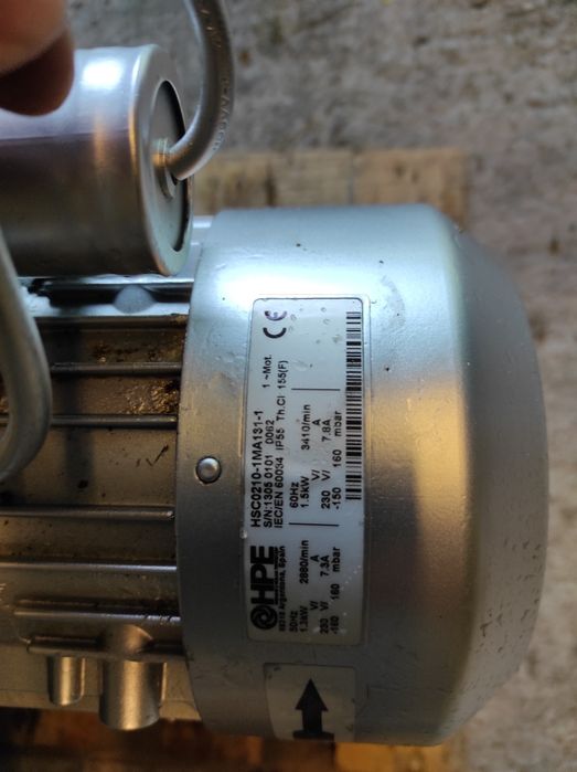 Bomba turbosoplante 1,1kv