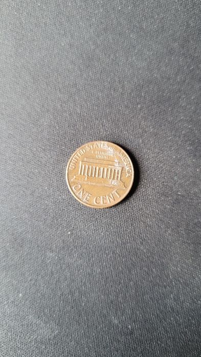 Jeden cent z Abrahamem lincolnem 1969 z" D" bez "FG" RZADKI OKAZ