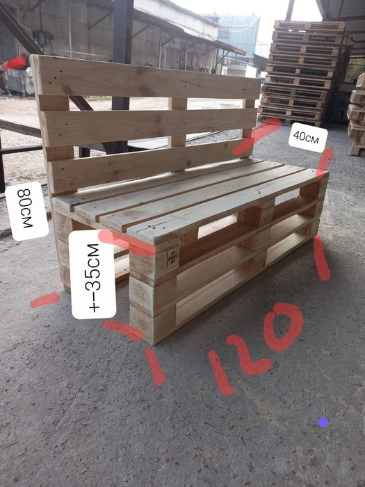 Садові меблі з піддонів