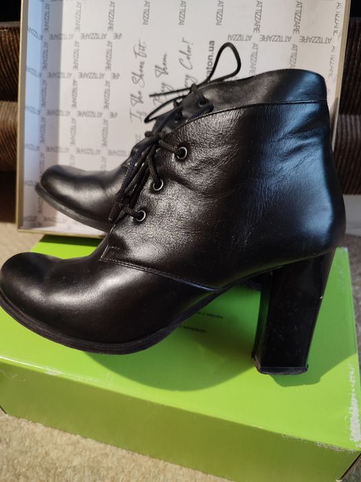 Батильйони ботінки шкіряні 38р.(24,5см)