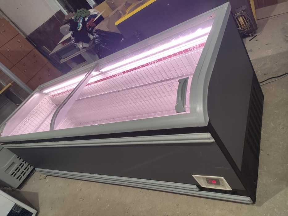 Якісні Морозильні ларі камери AHT Miami 210 ECO Сірий. Стан ідеал.