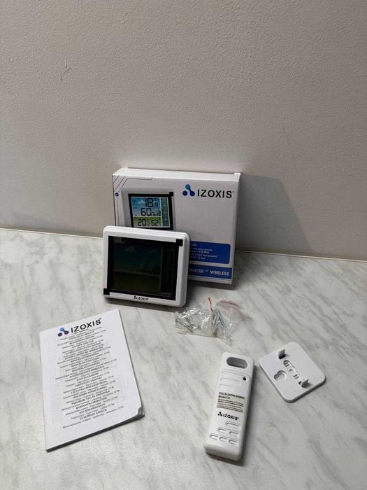 NOWA Stacja Pogody Termometr Bezprzewodowy LCD Cyfrowa Czujnik zew