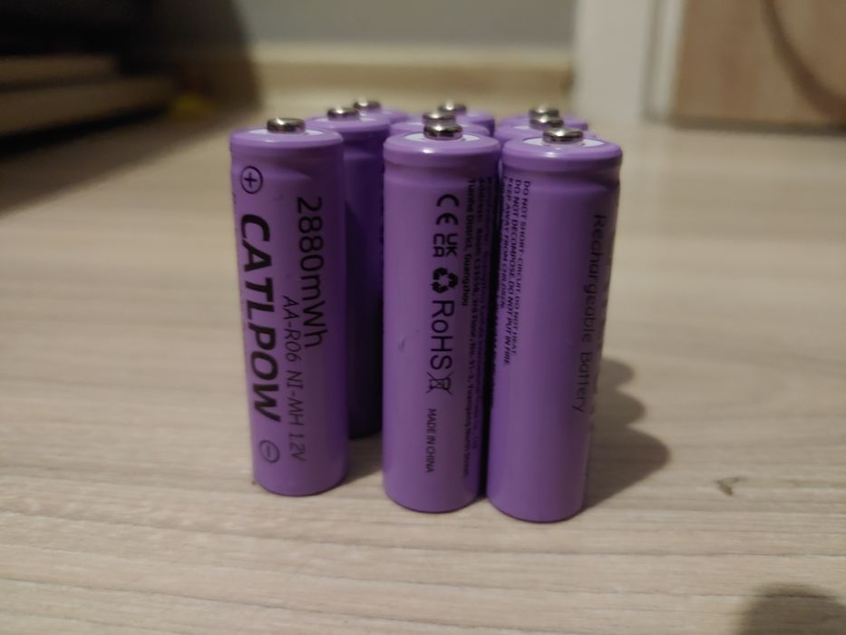 Catplow 2880mah  baterie akumulatorki rechargable 9szt