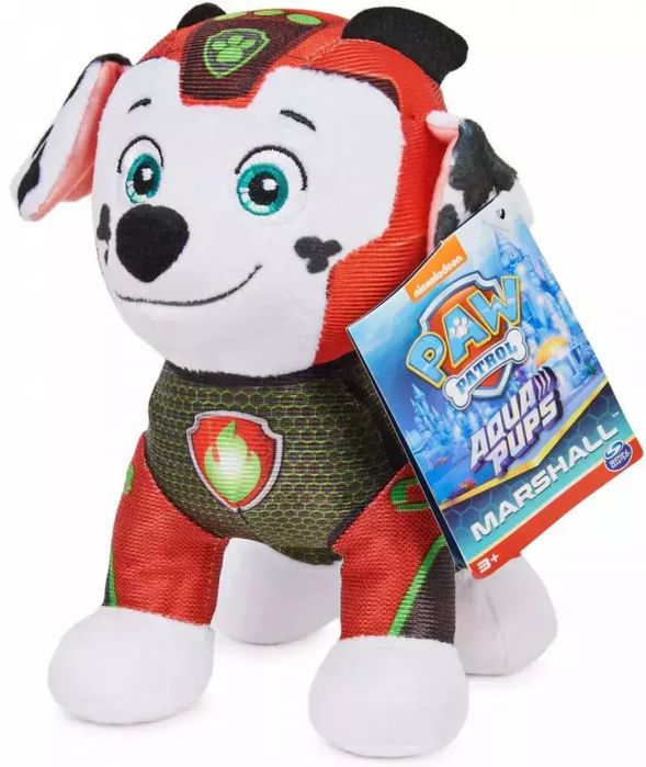 Psi Patrol Pluszowa Maskotka Marshall Aqua Pups. Spin Master. Nowy Produkt