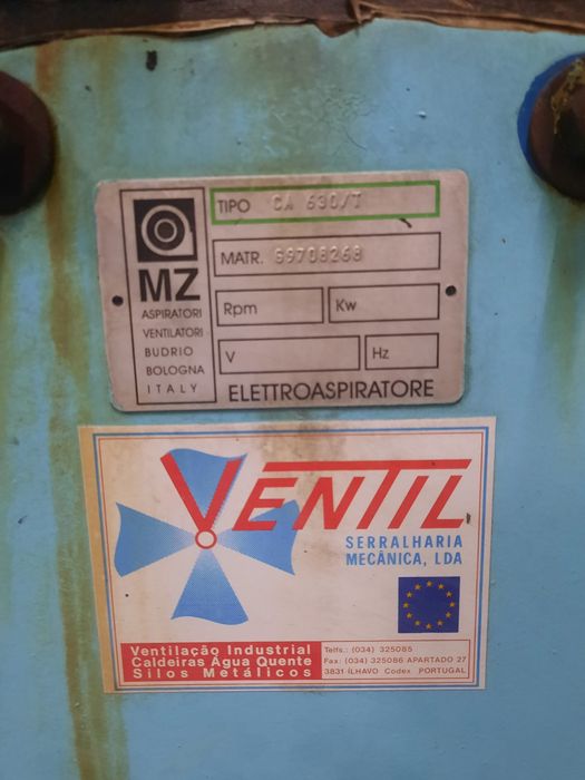 Turbina de aspiração de poeiras