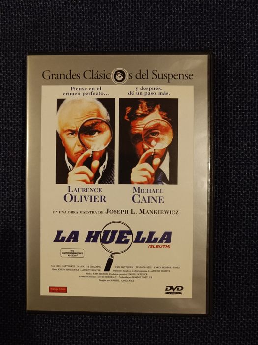 DVD do filme clássico "Sleuth" (portes grátis)