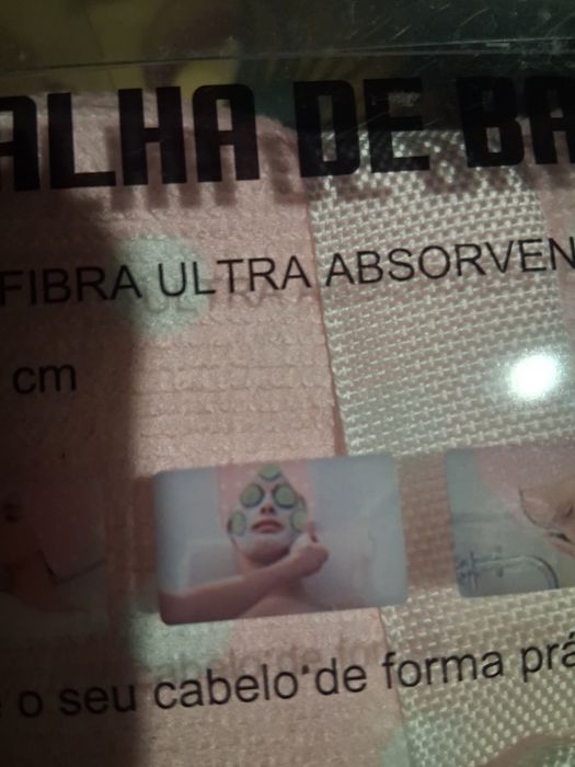 Toalha de banho para cabeça nova, embalada