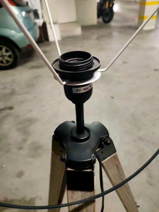 Candeeiro pe alto extensivel