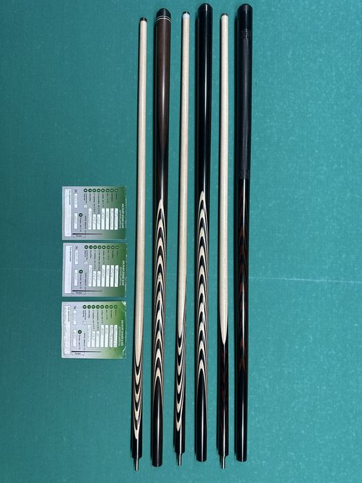 Бильярдный кий Каюкова эбен и макассар