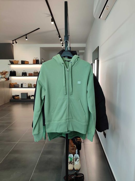 Худі Acne Studios Ferris Zip Hoodie Green