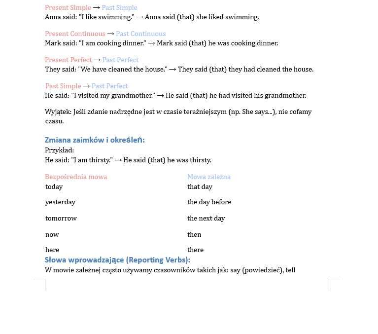 Notatki do matury z języka angielskiego