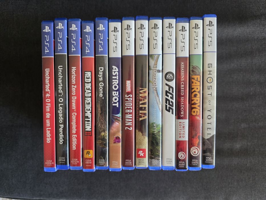 Jogos PS4 e PS5 em excelente estado