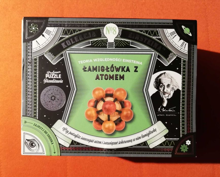 Puzzle Kolekcja Einsteina łamigłówka z atomem