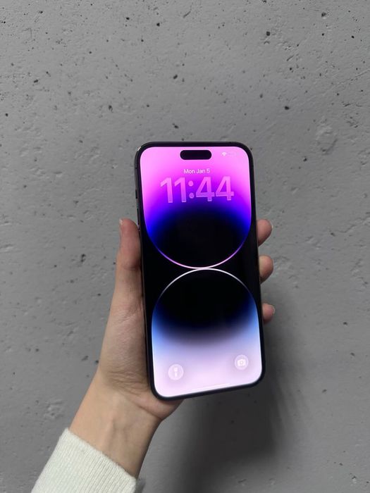 КАК НОВЫЙ‼️ iPhone 14 Pro Max ~ 128GB ~ eSIM ~ Deep Purple ~ Акб 100% ~ Айфон 14 Про Макс бу