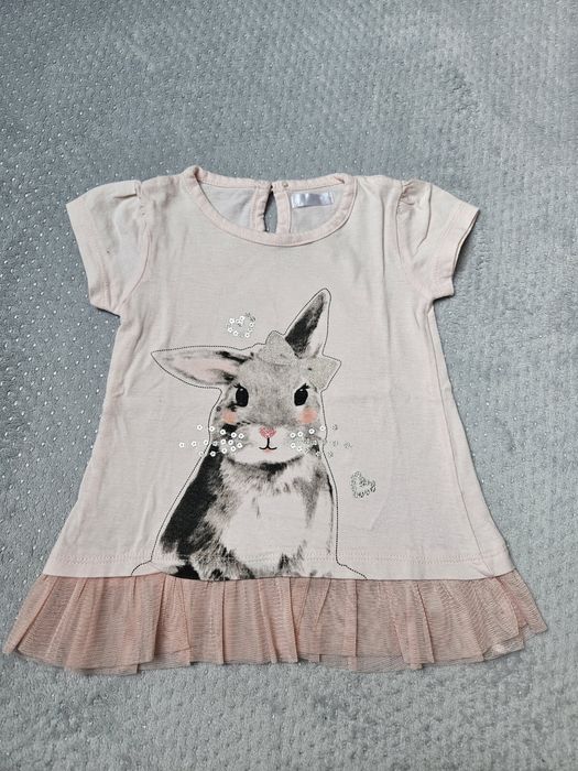 Bluzka z króliczkiem pepco 74