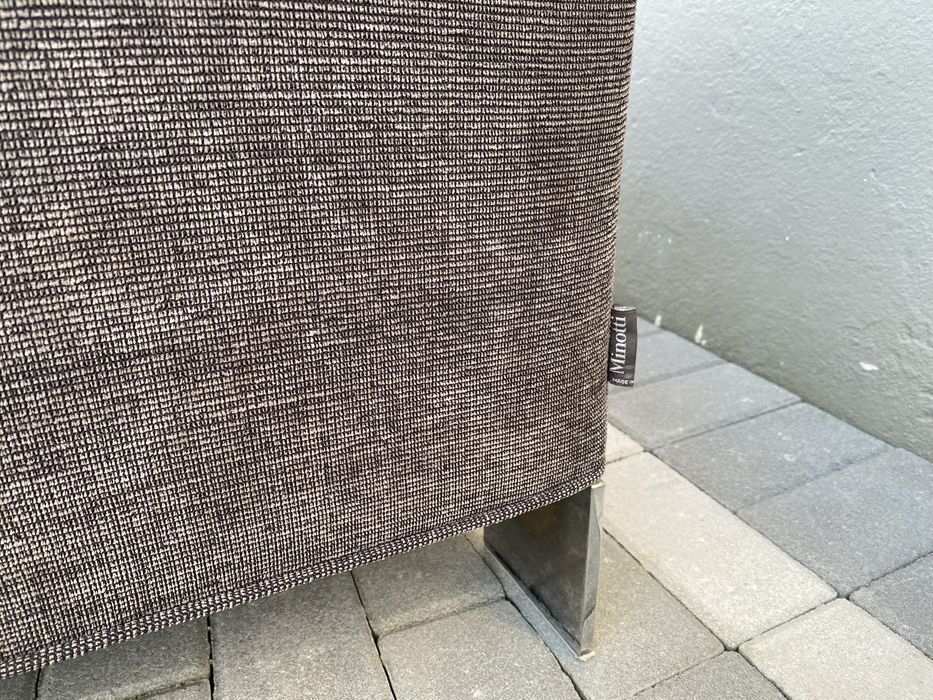 Sofa chaise longe minotti pollock - 130x130 - enchimento penas