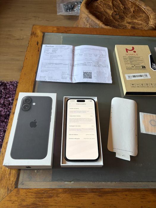 IPhone 16 128GB - Fatura e Garantia
