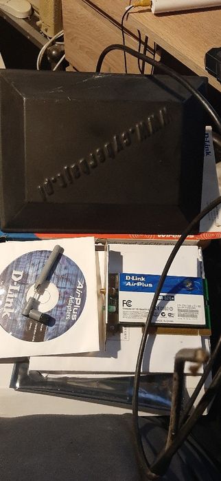 Zestaw Karta d-link dwl-520+ antena zewnętrzna