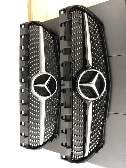 Решетка Радиатора на mercedes cla w117 w117 C117 Diamond 13-16 решотка