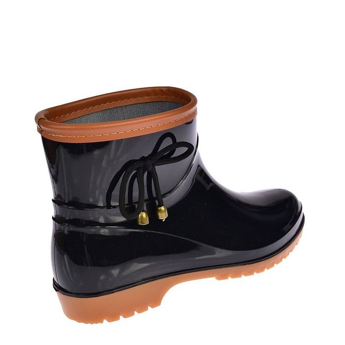 Kalosze damskie gumowce ogrodniczki XK-07 BK/br r. 37