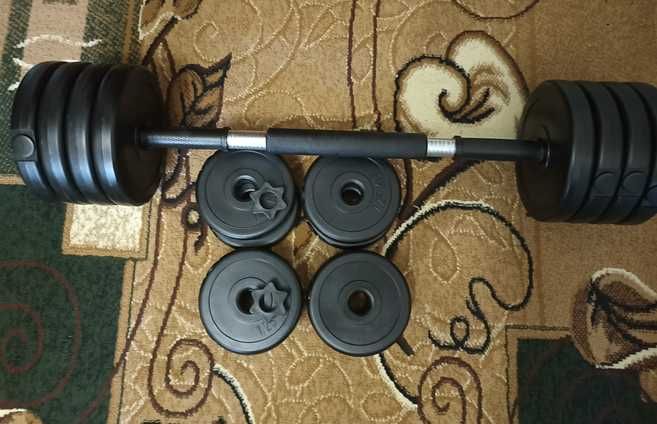 Гантелі та з'єднувач 32 кг