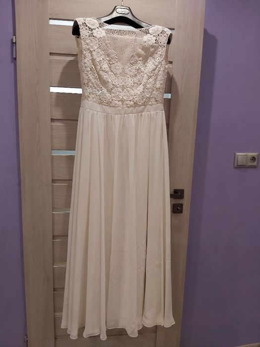 Sprzedam suknię ślubną w stylu boho 36/38