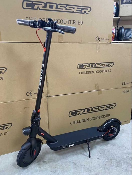 Электросамокат Crosser E9/Max 500-600W 10"дюймов|Бесплатная доставка