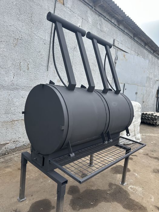 Смокер  бочка барбекю коптильня чаны мангалы