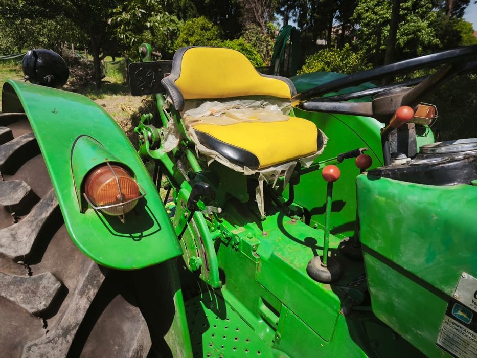 John Deere 1030 + reboque  trib + charrua 16"