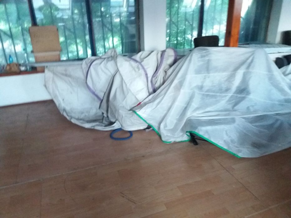 Żagle do jachtu środlądzie morskie