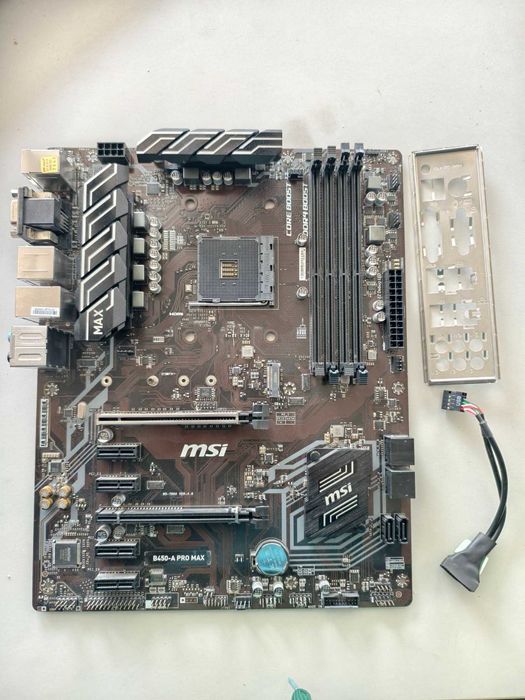 Плата sAM4 MSI B450-A Pro Max з дефектом!