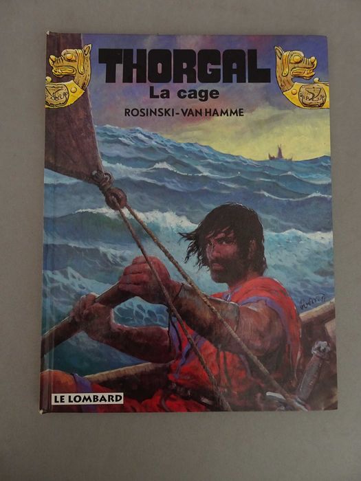 Livro BD Banda Desenhada em francês Thorgal La Cage - Rosinski - Van Hamme - Le Lombard (capa dura)